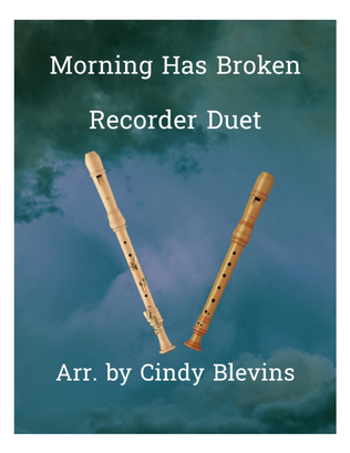 Book cover for Morning Has Broken, Recorder Duet