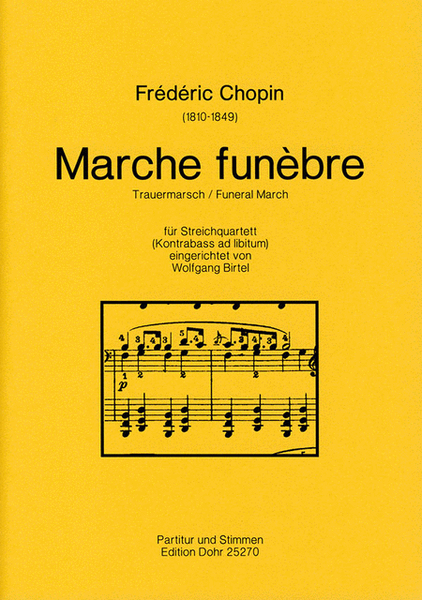 Marche funèbre für Streichquartett op. 35