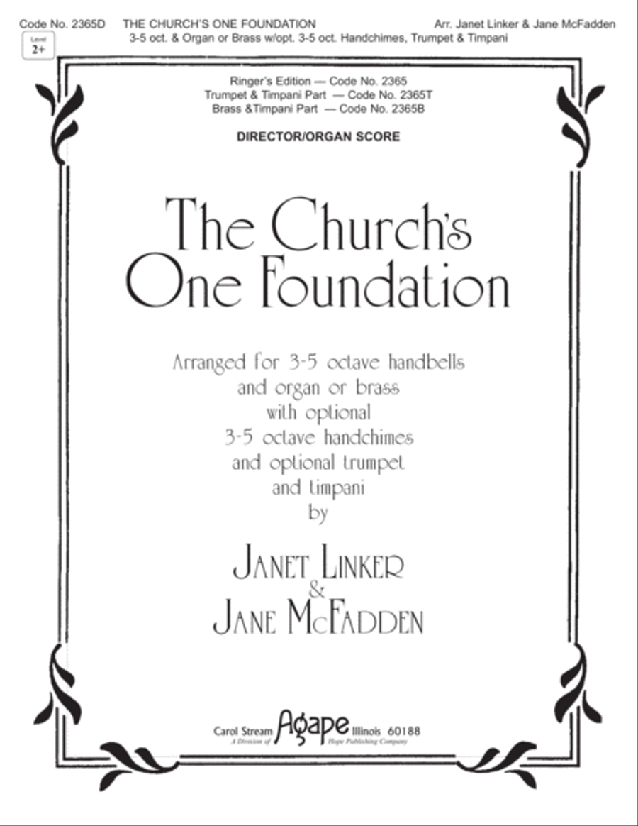 The Church's One Foundation Organ scores gallery preview page 1