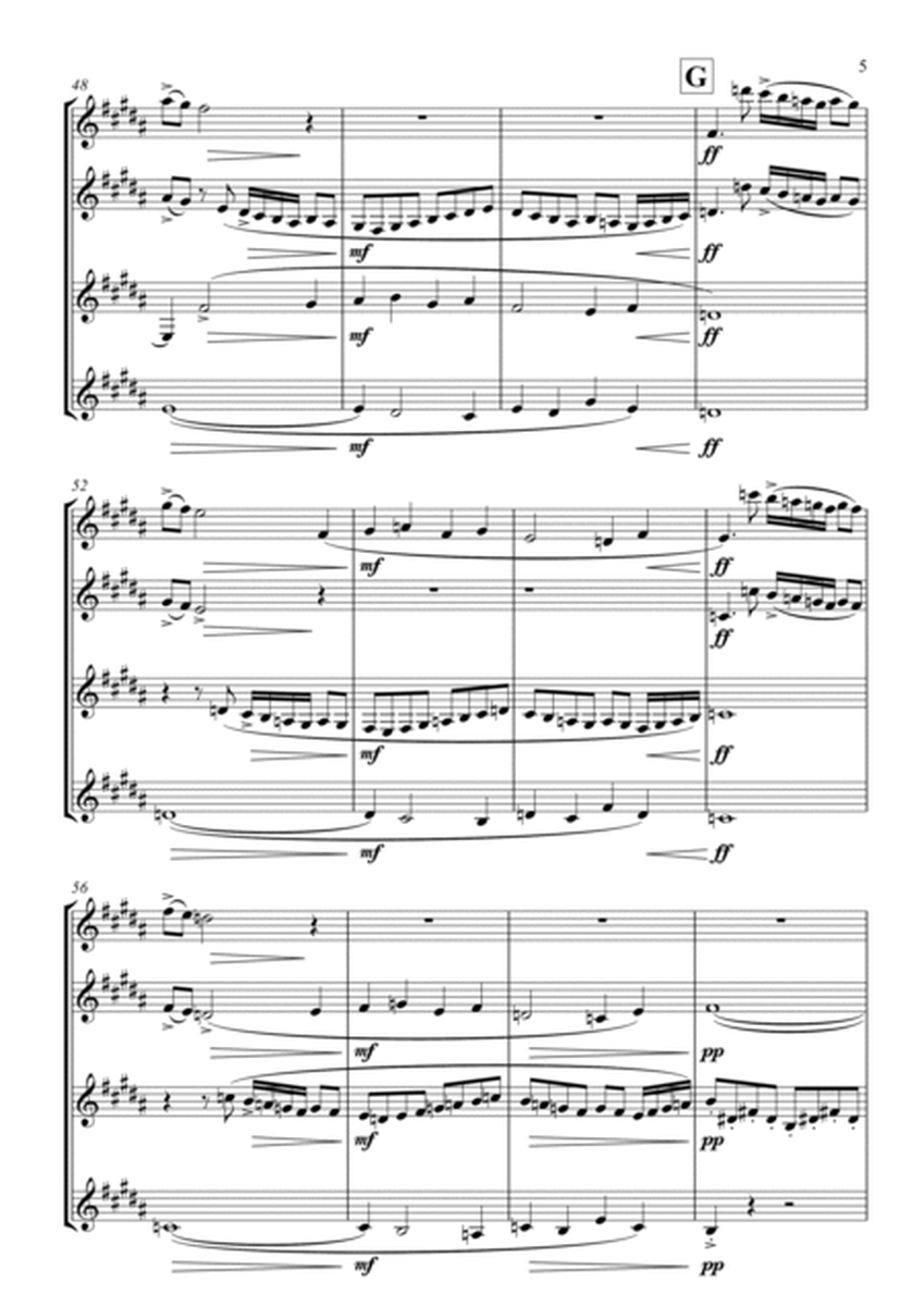 Pavane - Clarinet Quartet image number null
