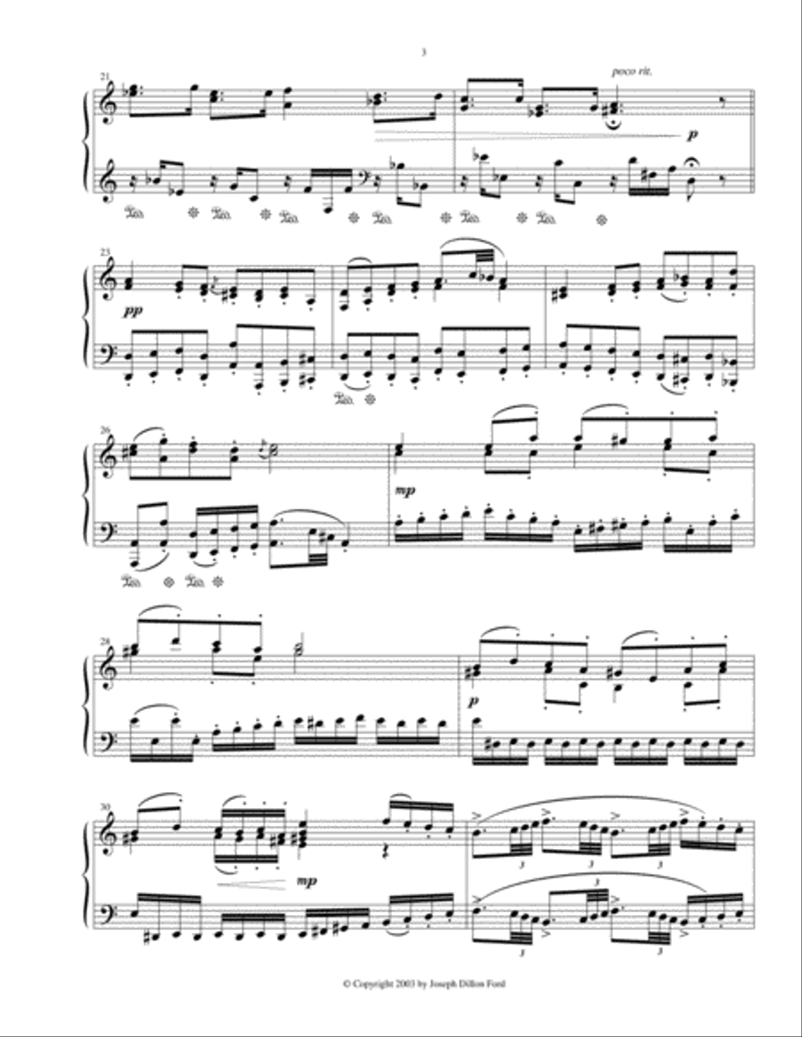 There and Back Again for piano solo Piano Solo scores gallery preview page 3