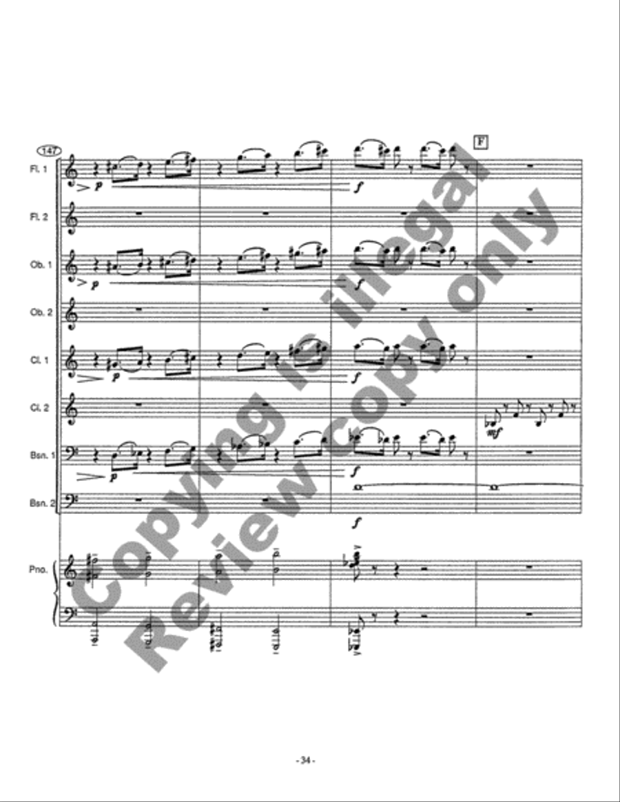 With Love and Hisses Chamber Orchestra scores gallery preview page 21