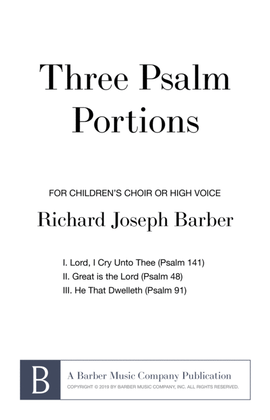 Three Psalm Portions