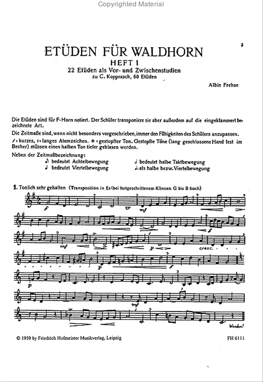 36 Etüden Horn scores gallery preview page 2