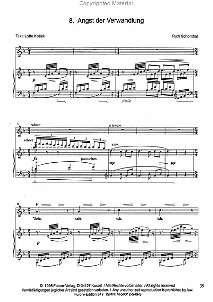 Wildunger Liederzyklus Band II Voice Solo scores gallery preview page 2
