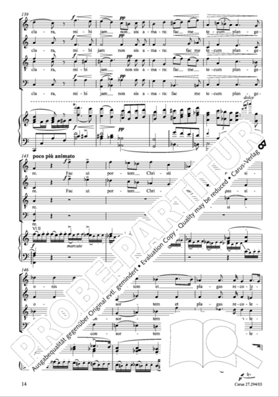 Stabat mater Voice scores gallery preview page 15