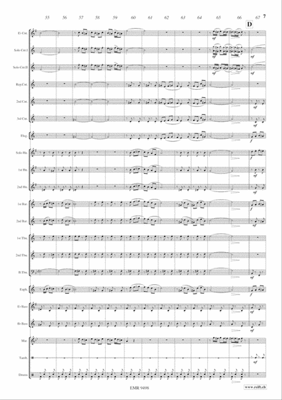 Otto e Mezzo Otto e Mezzo Brass Band scores gallery preview page 8