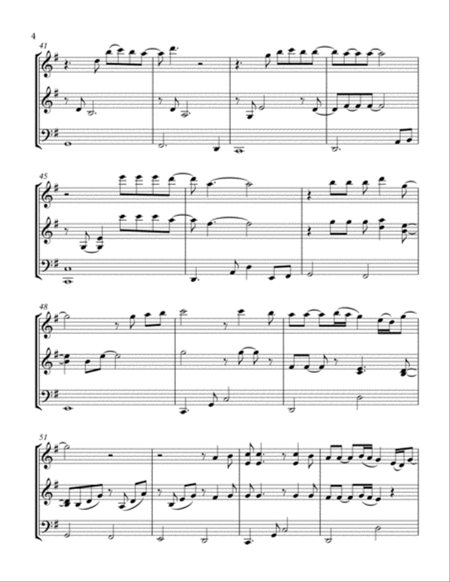 Wonderful Tonight String Trio scores gallery preview page 5