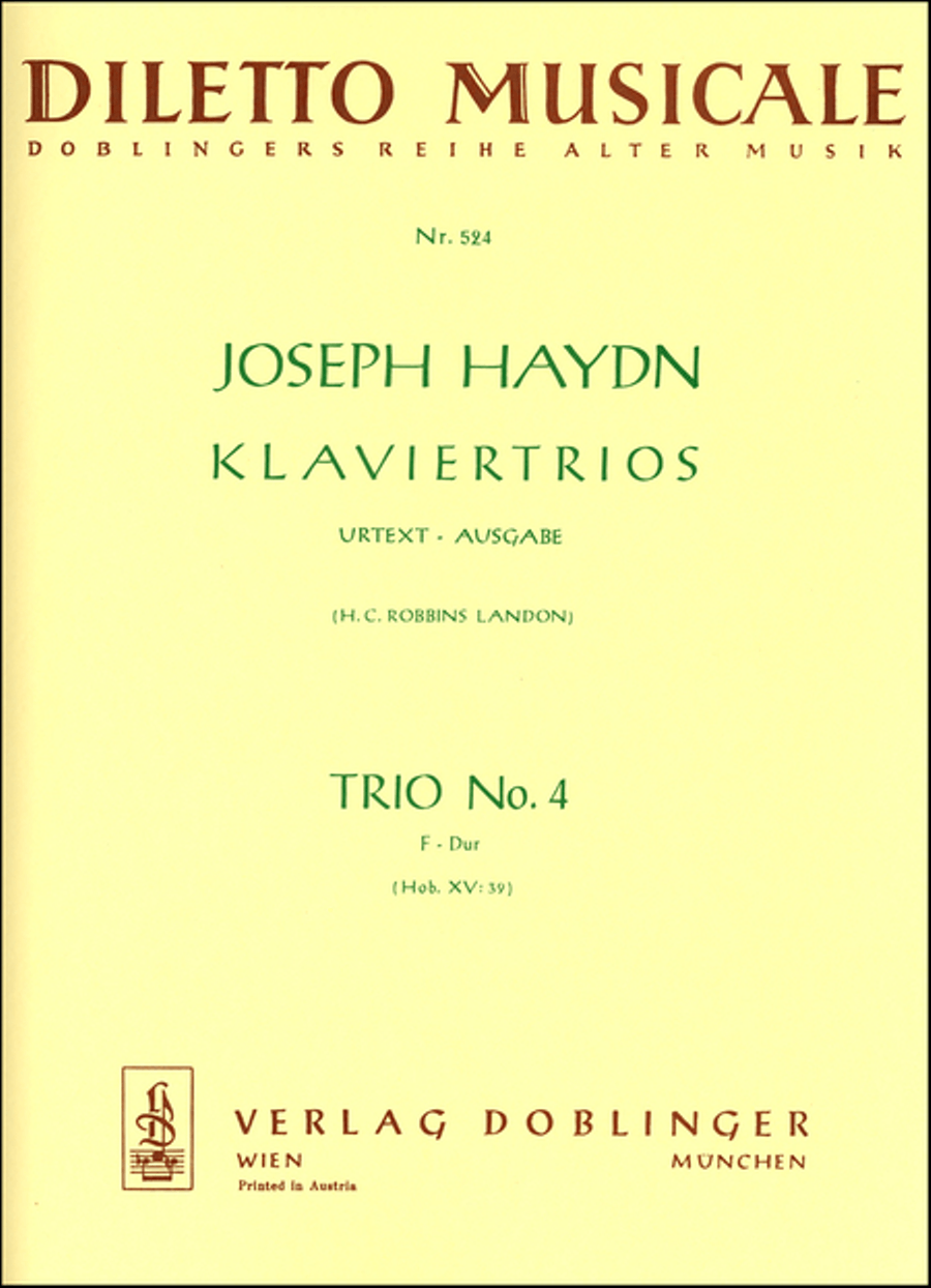 Klaviertrio Nr. 4 F-Dur Klaviertrio Nr. 4 F-Dur Piano Trio scores gallery preview page 1