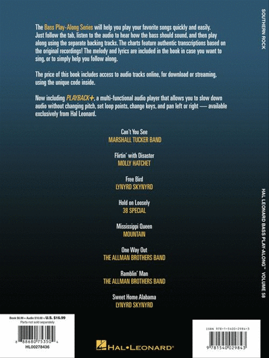 Southern Rock Bass Guitar Tablature scores gallery preview page 7