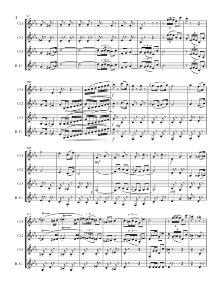 Bizet – Selections from CARMEN (for Clarinet Quartet) image number null