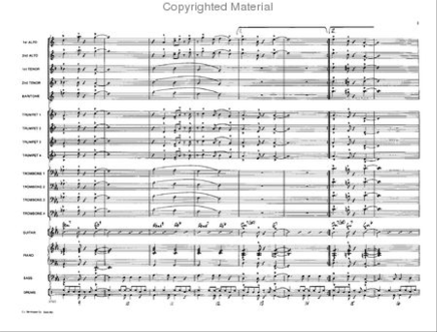 Nada Mas Jazz Ensemble scores gallery preview page 3