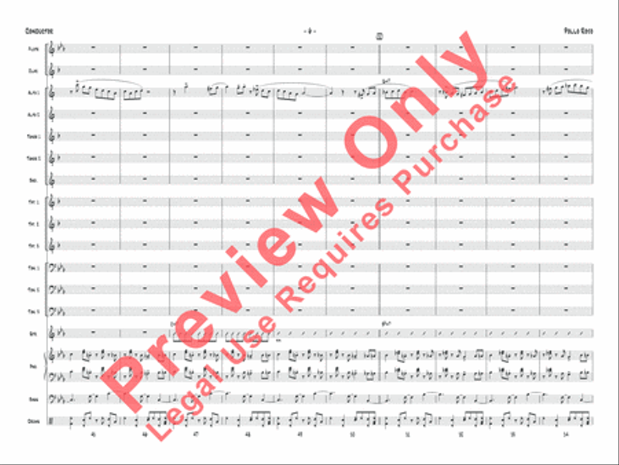 Pollo Rojo Pollo Rojo Jazz Ensemble scores gallery preview page 7
