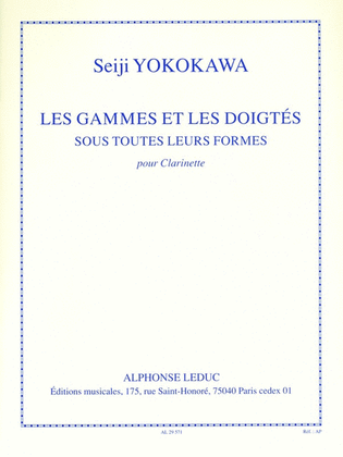 Book cover for Les Gammes Et Les Doigtes Sous Toutes Leurs Formes (clarinet Solo)