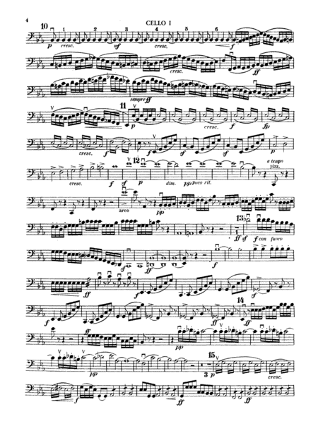 String Octet in E-Flat Major, Op. 20: Cello