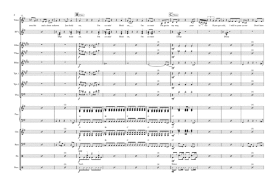 Hold On I'm Comin' Choir scores gallery preview page 2