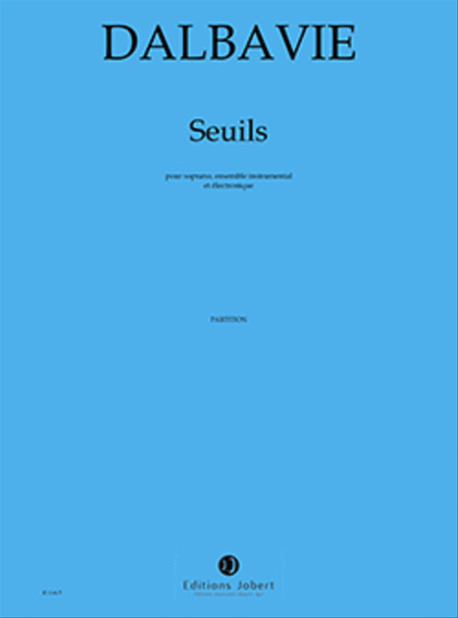 Seuils Seuils Soprano Voice scores gallery preview page 1