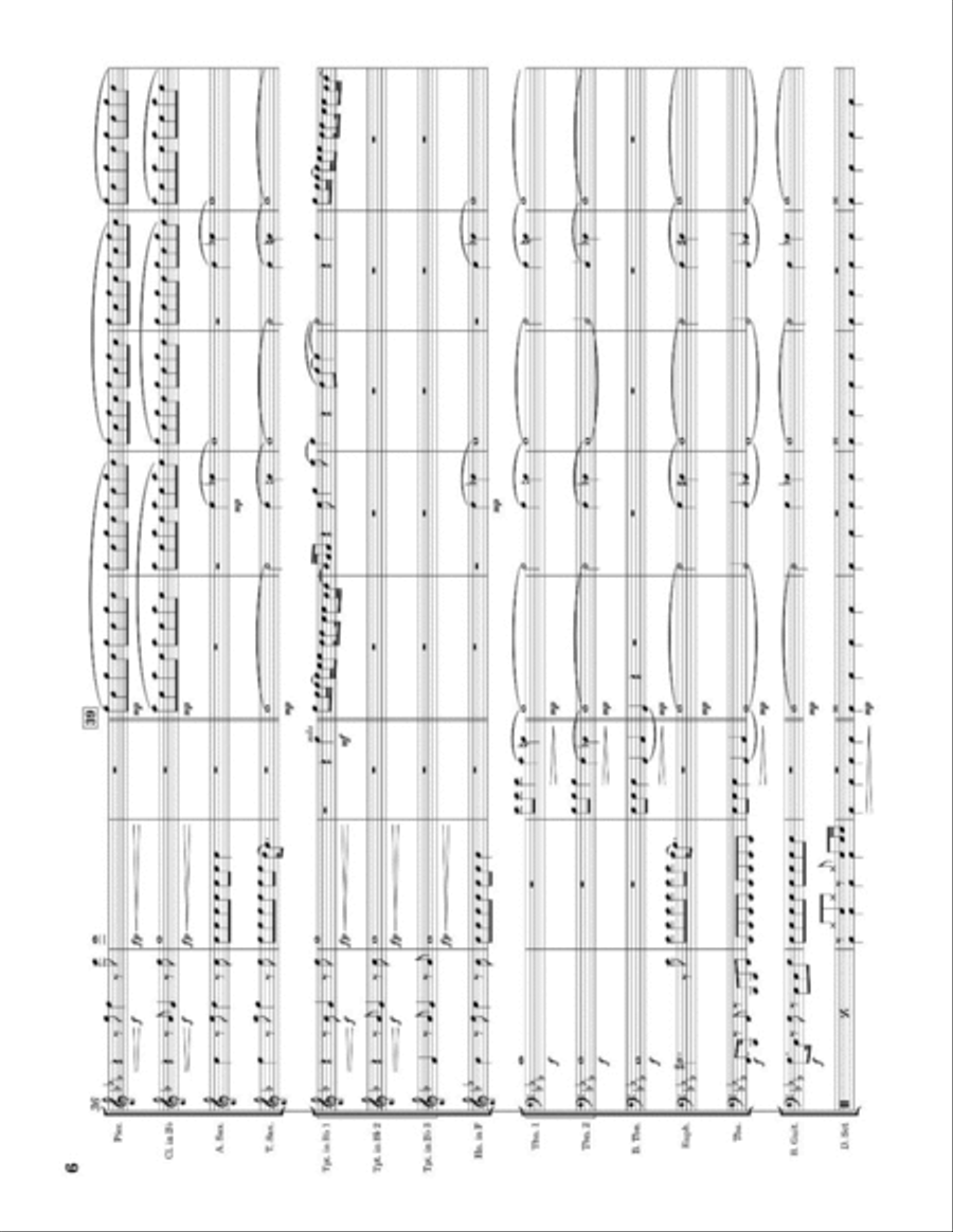 Murder On The Dancefloor Marching Band scores gallery preview page 6