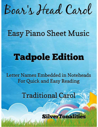 The Boar’s Head Easy Piano Sheet Music 2nd Edition
