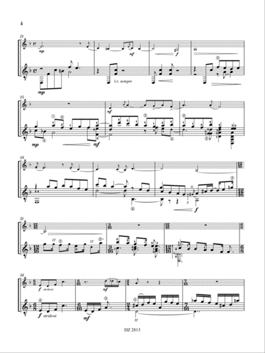 Perpetual Pavan Violin scores gallery preview page 4