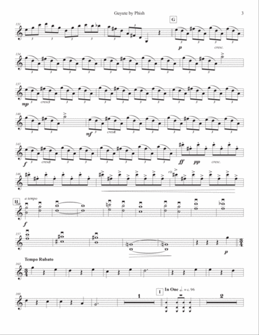 Guyute String Trio scores gallery preview page 3