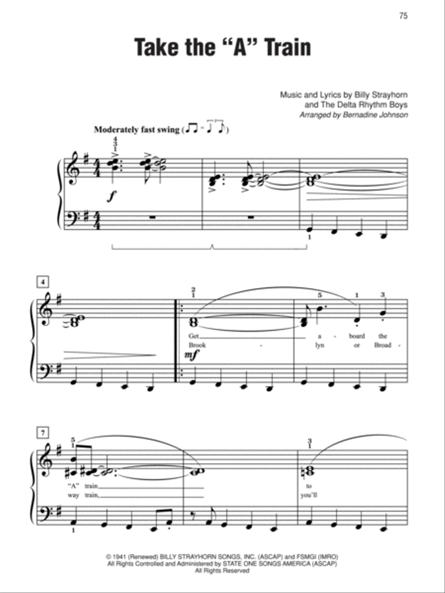 Simply Big Band Easy Piano scores gallery preview page 4