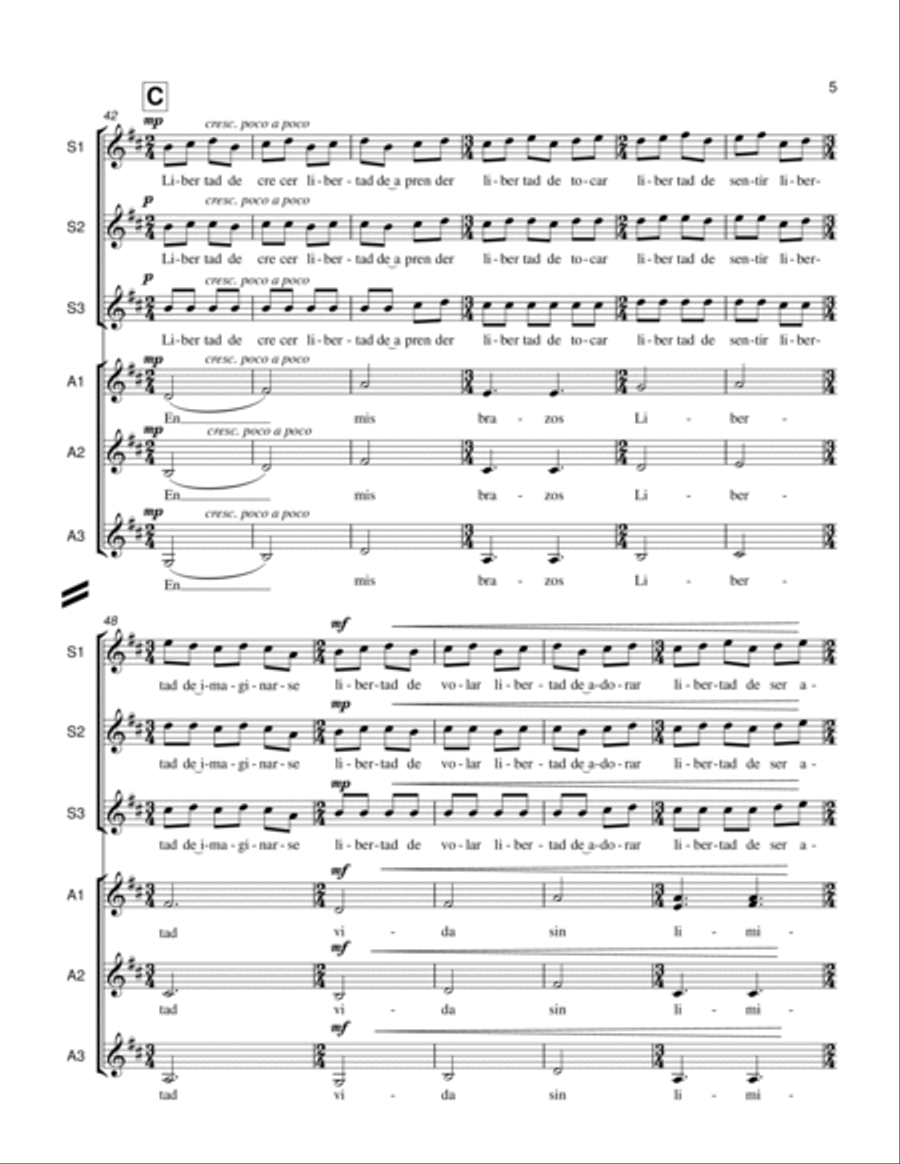 Tabula Rasa A Cappella scores gallery preview page 5