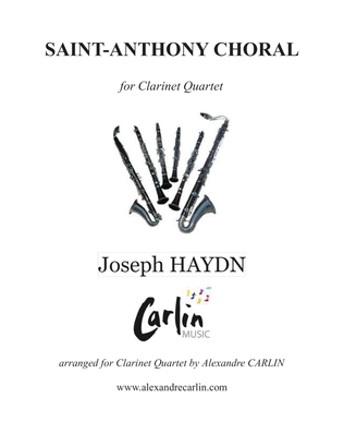 Saint-Anthony Choral by Haydn - arranged for Clarinet Quartet