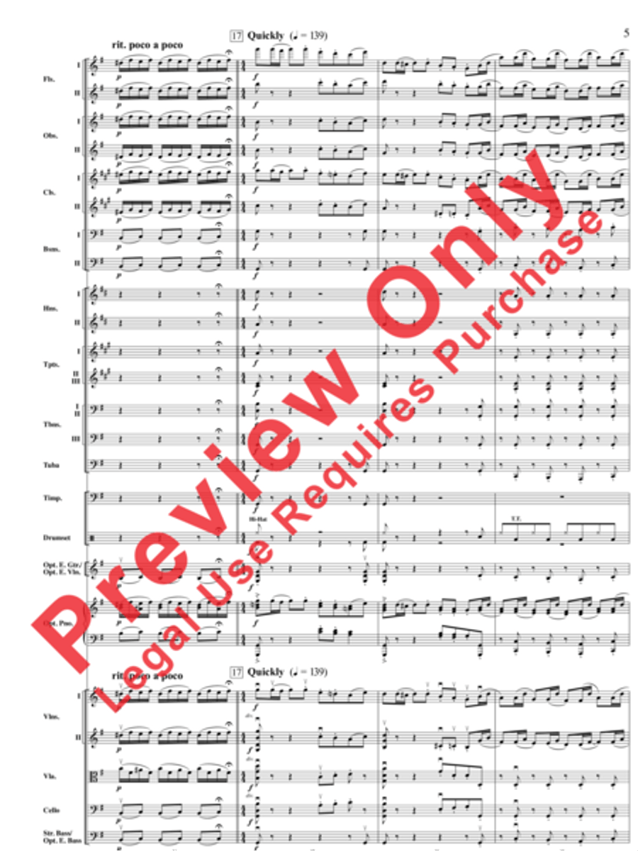 A Mad Russian's Christmas Full Orchestra scores gallery preview page 6