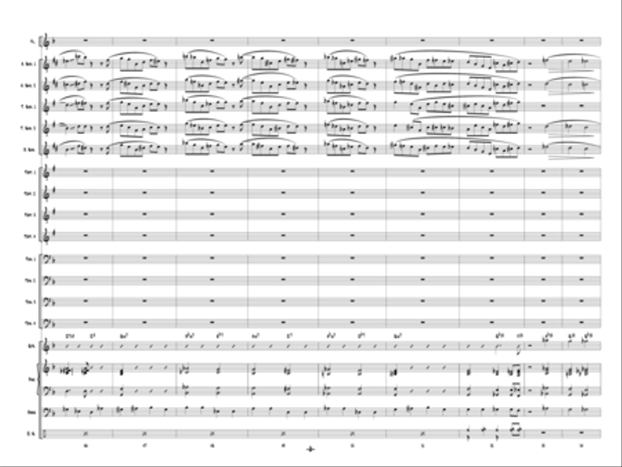 Walkin' The Blues Jazz Ensemble scores gallery preview page 7