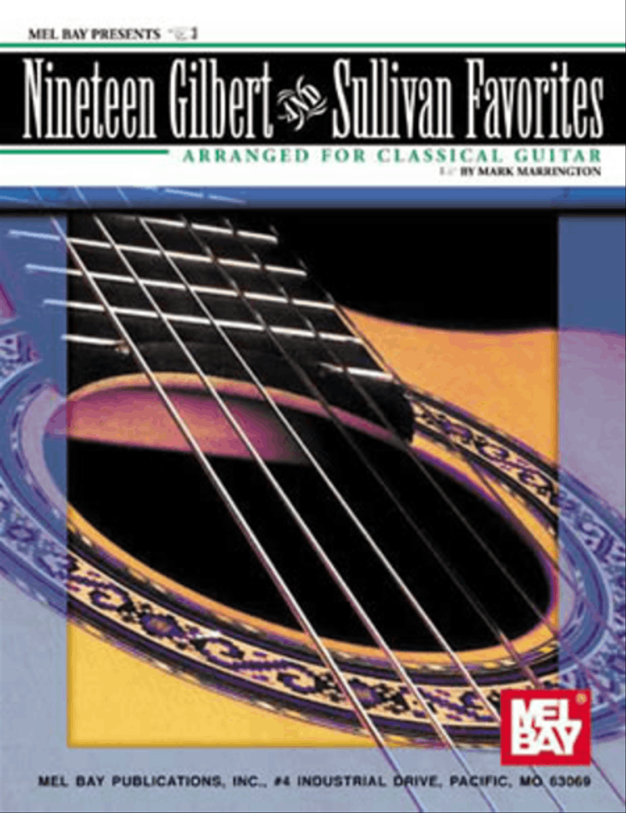Nineteen Gilbert & Sullivan Favorites Acoustic Guitar scores gallery preview page 1