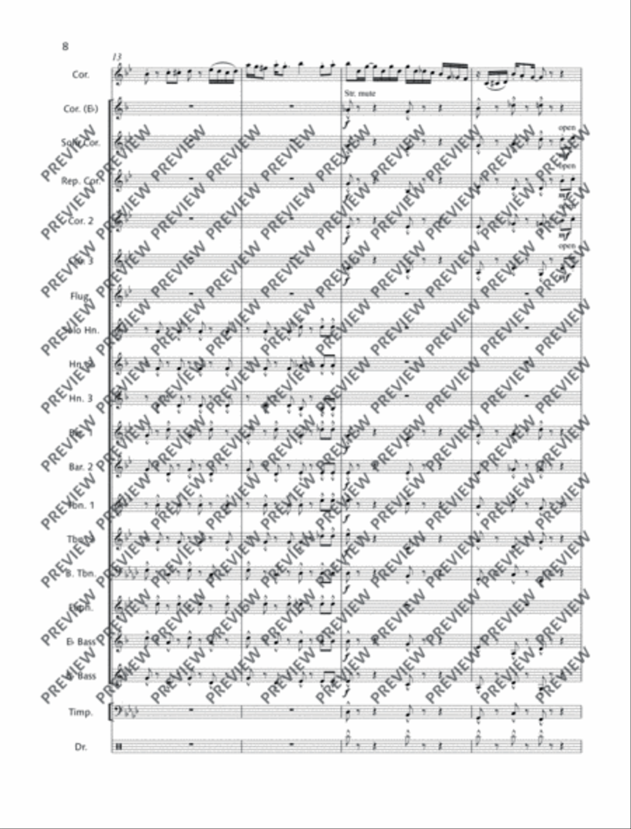 Alla Turca Jazz Brass Band scores gallery preview page 9
