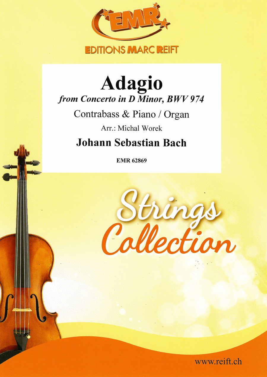 Adagio Adagio Double Bass scores gallery preview page 1