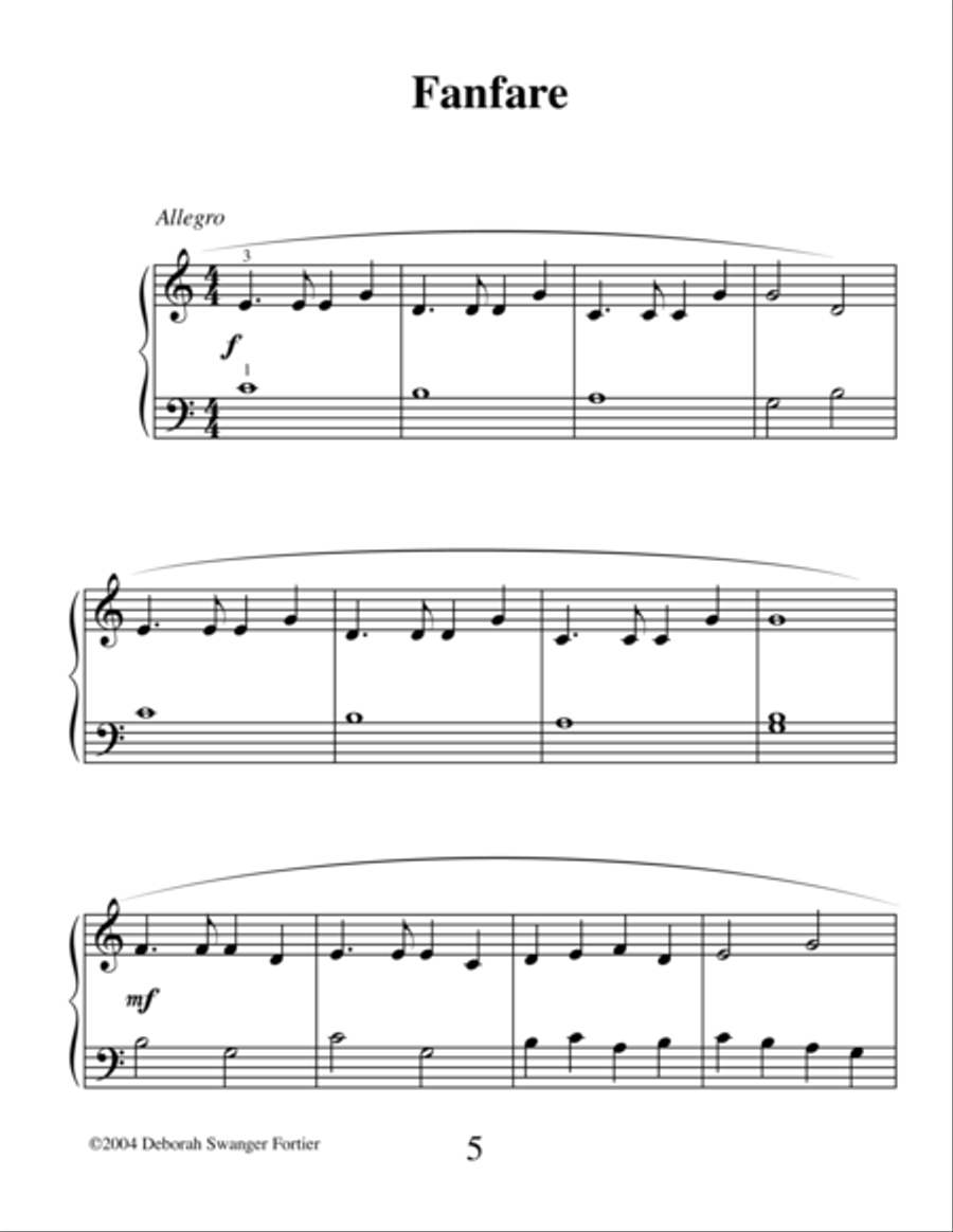 Fanfare Piano Method scores gallery preview page 1