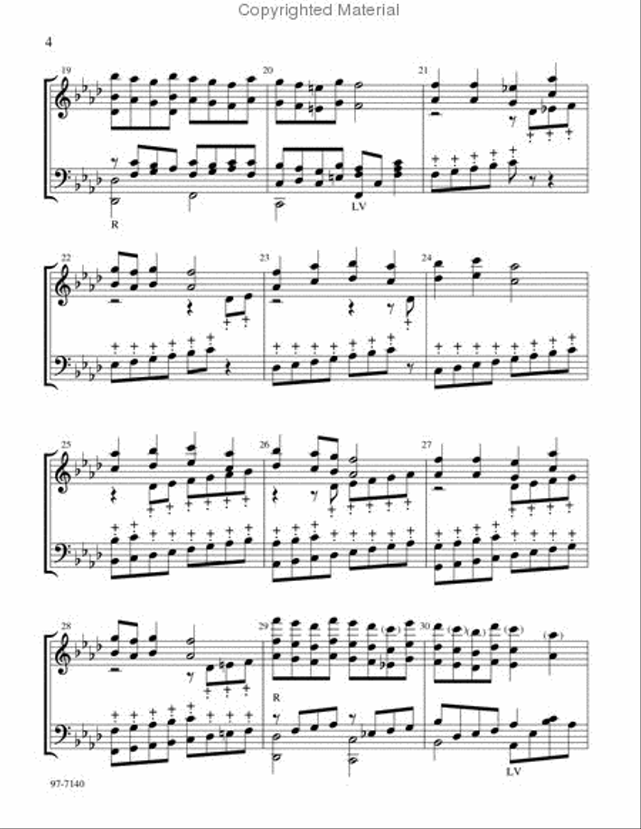Savior of the Nations, Come (Afdahl) Handbell Choir scores gallery preview page 3
