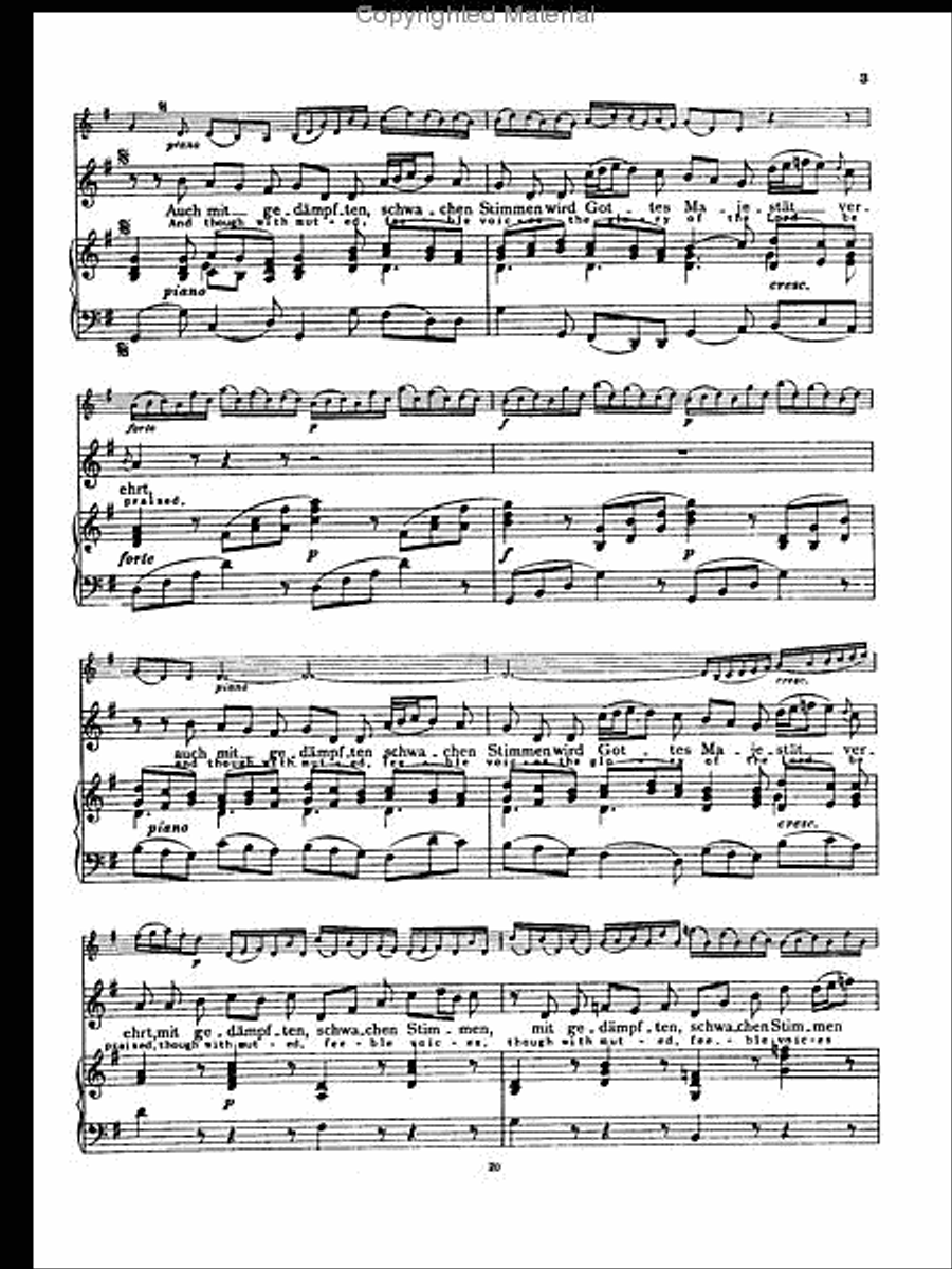 Soprano Arias from Church Cantatas (Sacred), Volume 1 Voice Solo scores gallery preview page 4