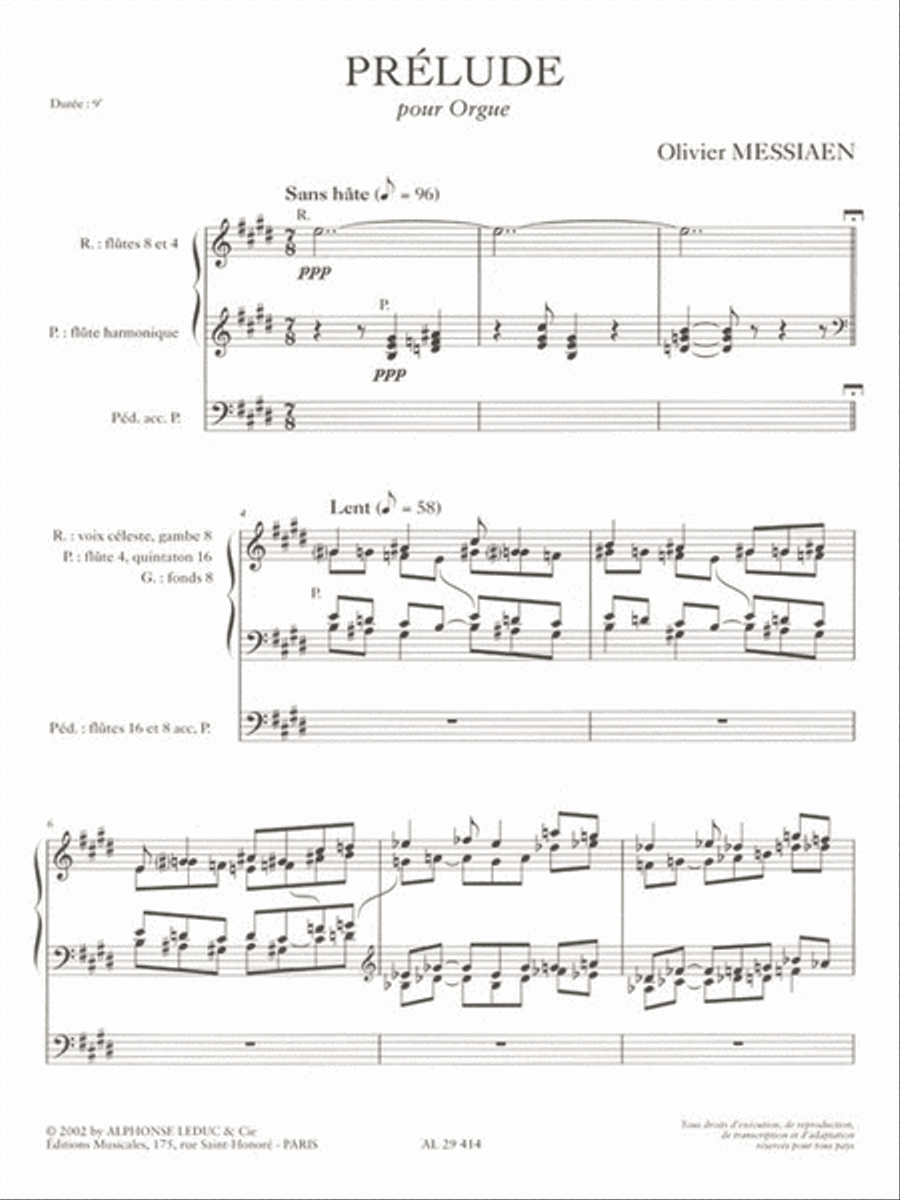 Prelude for Organ