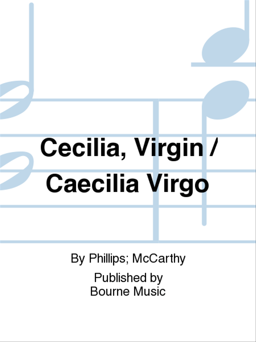 Cecilia, Virgin / Caecilia Virgo SSAATTBB scores gallery preview page 1