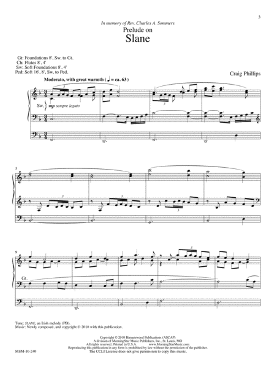 O Love, How Deep: Three Hymn Settings for Organ Organ Solo scores gallery preview page 3