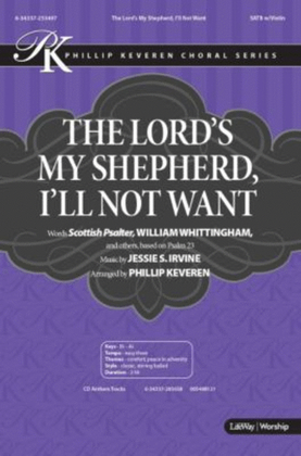 The Lord's My Shepherd, I'll Not Want - Anthem Accompaniment CD