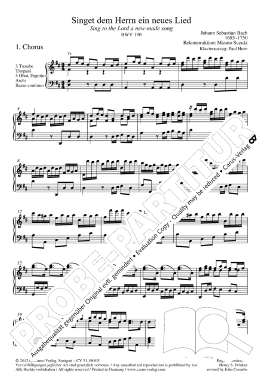 Sing to the Lord a new song (Singet dem Herrn ein neues Lied) ATB scores gallery preview page 6