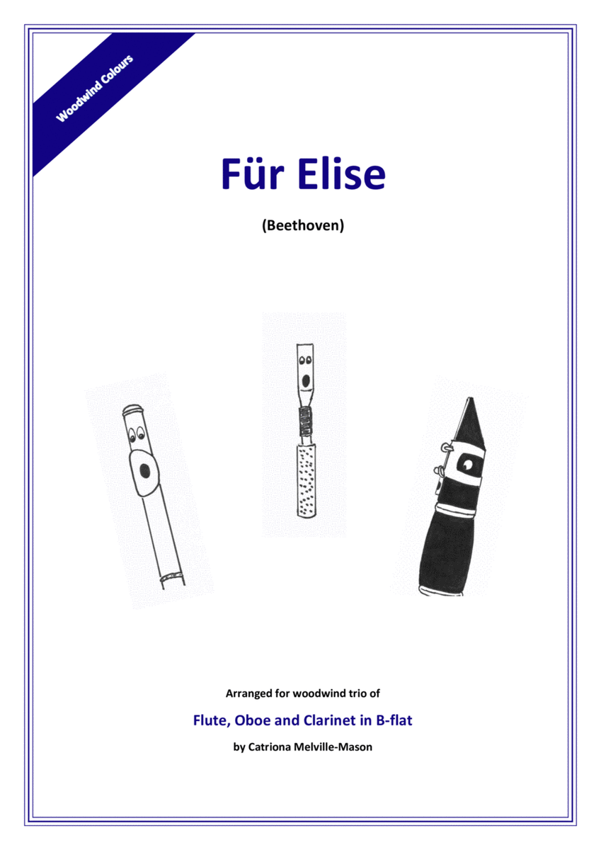 Fur Elise (flute, oboe, clarinet trio) image number null