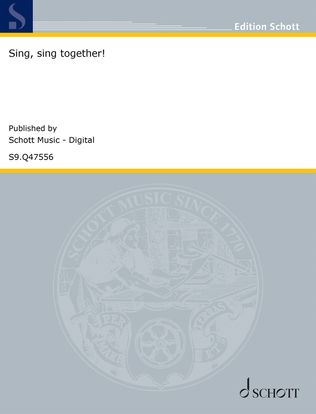 Book cover for Sing, sing together!
