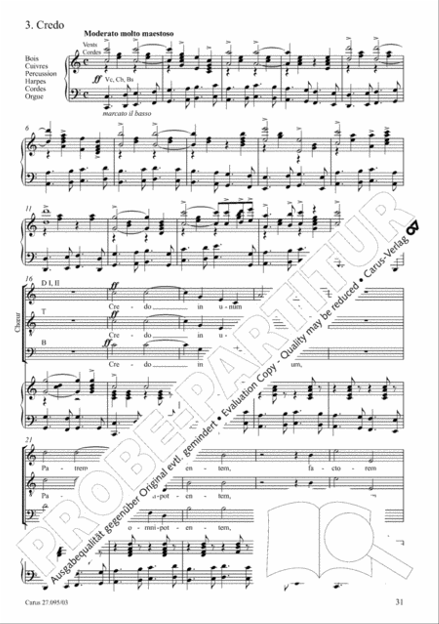 Messe solennelle de sainte Cecile STB scores gallery preview page 32