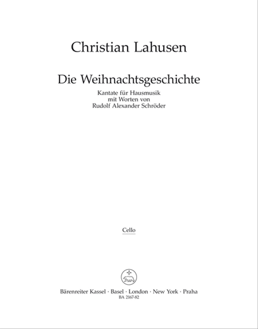 Die Weihnachtsgeschichte Christmas scores gallery preview page 1