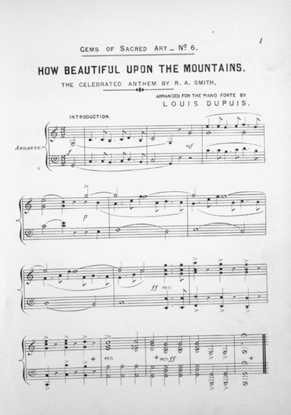 R.A. Smith's How Beautiful Upon the Mountains