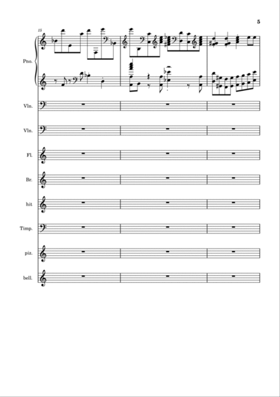 MAWAR BODAS Full Orchestra scores gallery preview page 5