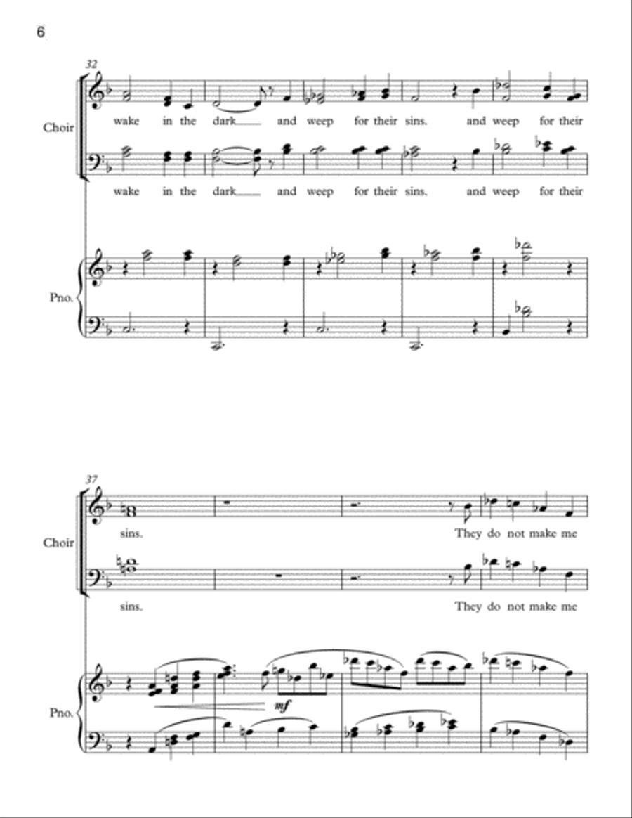 I Think I Could Turn and Live With Animals for SATB voices and Piano image number null