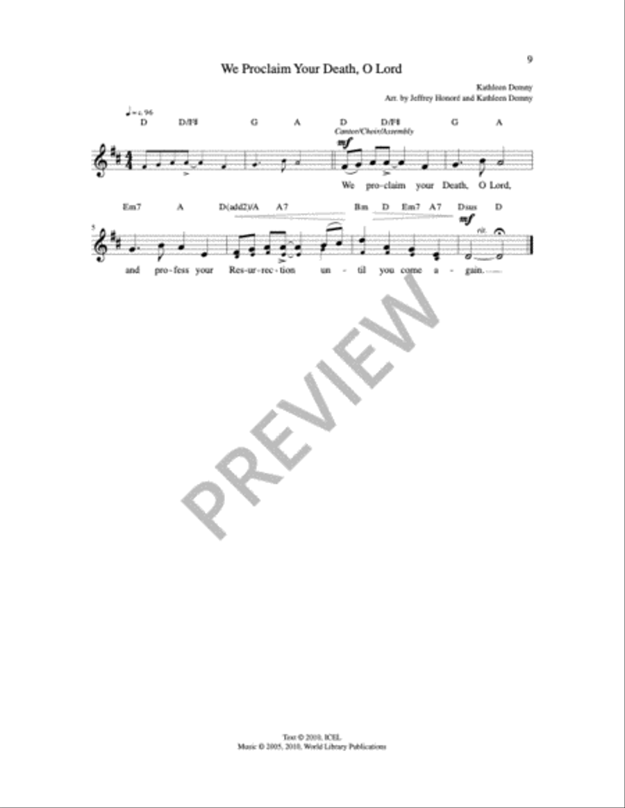 Mass of Joy - Choir / Guitar Edition Choir scores gallery preview page 13