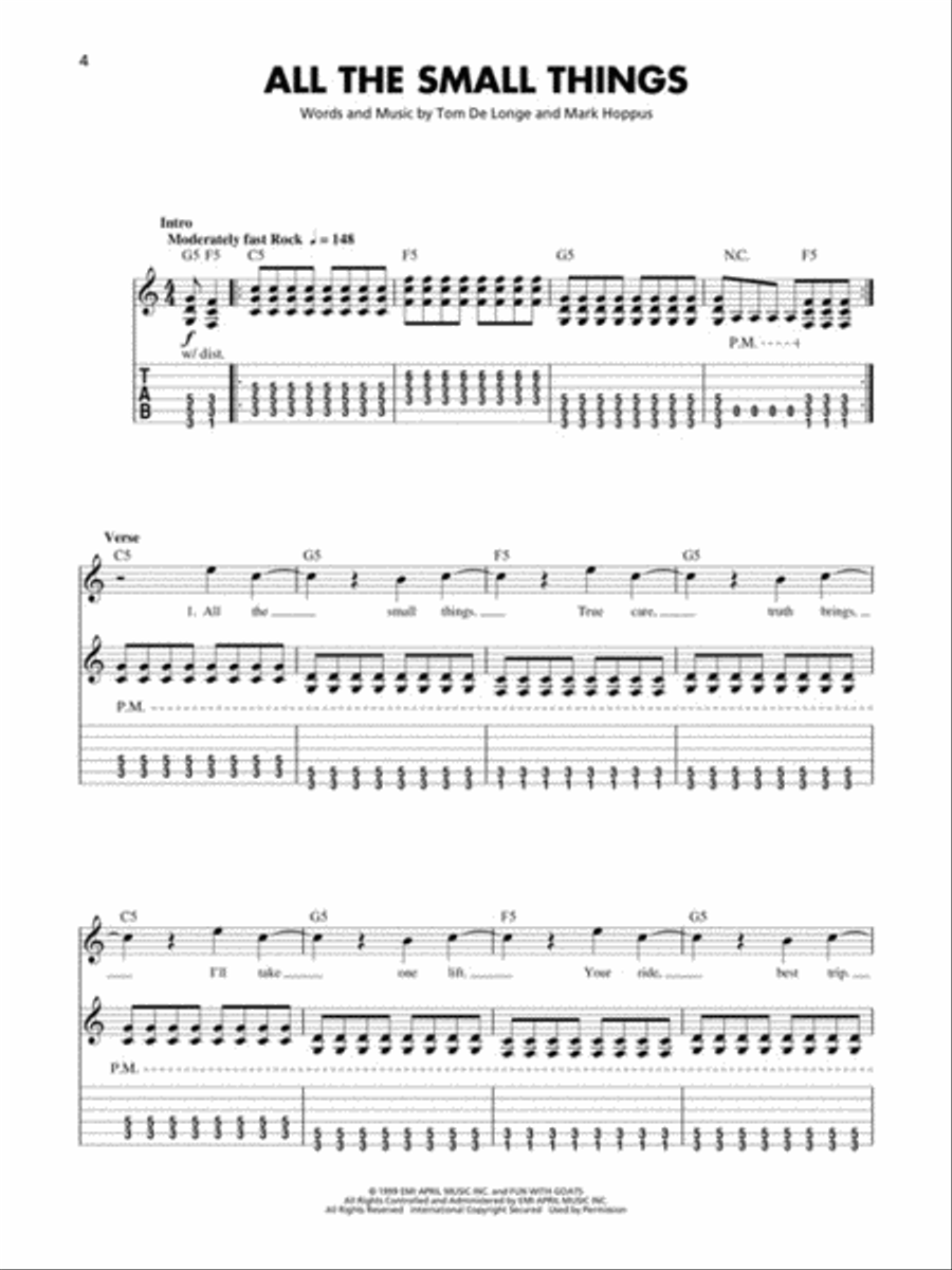 Power Chord Rock Guitar Tablature scores gallery preview page 3